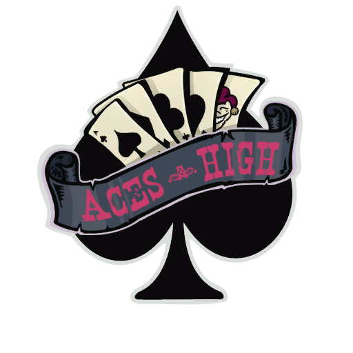 Sticker | Aces High (Holo) in the Chinese version of the game